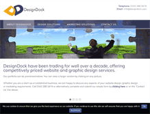 Tablet Screenshot of designdock.com