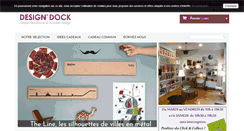 Desktop Screenshot of designdock.fr