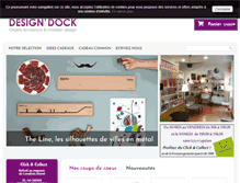 Tablet Screenshot of designdock.fr